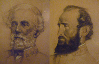 Robert E. Lee and Stonewall Jackson