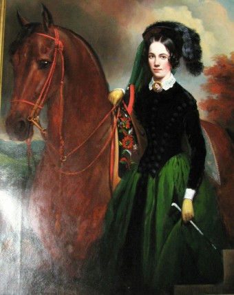 Adelicia Acklen with Horse Bocephalus